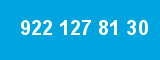 922 127 81 30 922 127 81 30